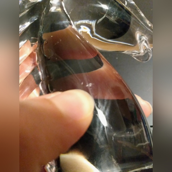 Vintage Art Glass Horse Head Paperweight Sculpture Figurine Murano gray MCM - Picture 8 of 8